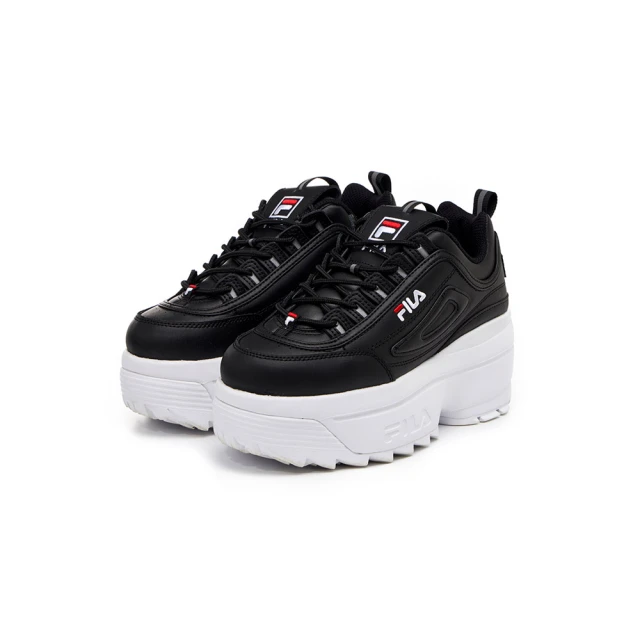 FILA》DISRUPTOR II WEDGE 女厚底運動鞋-黑(5-C115X-014)折扣推薦