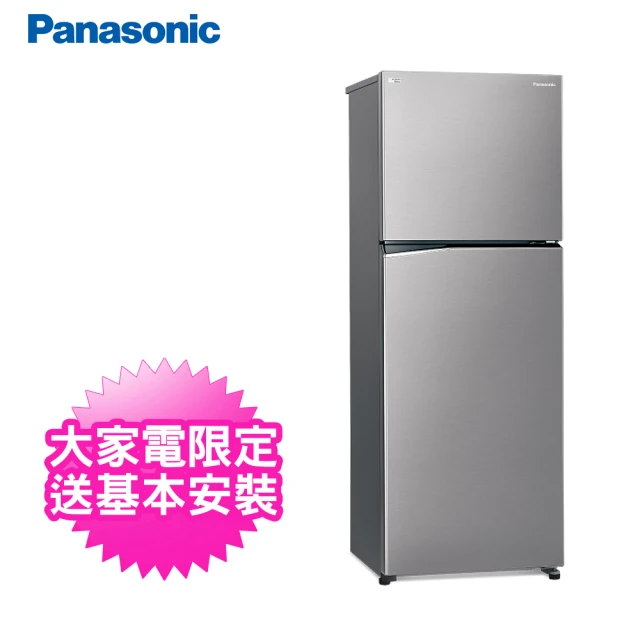 【Panasonic 國際牌】366公升一級能效雙門變頻冰箱(NR-B371TV-S1)