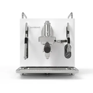 【SANREMO】CUBE V 單孔半自動咖啡機 110V - 白(HG7292WH)