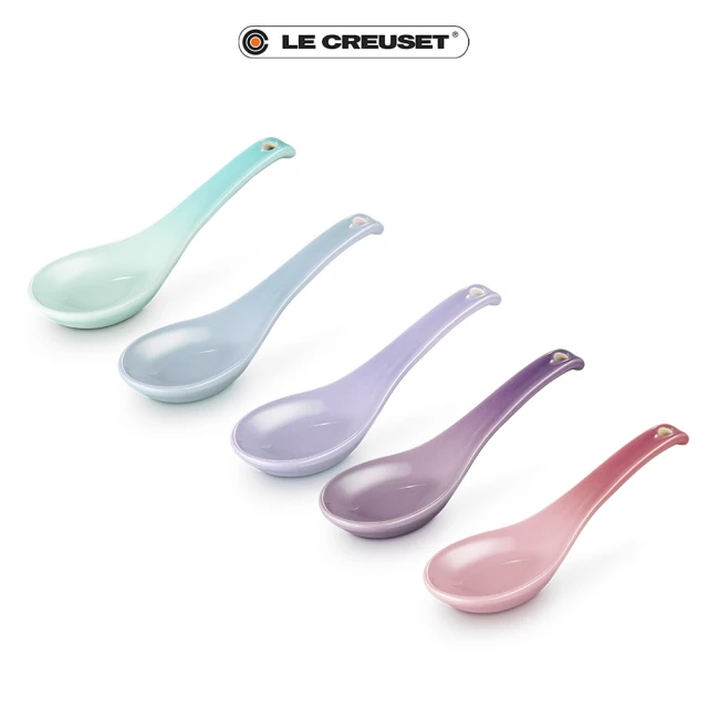 【Le Creuset】瓷器中式湯匙5入組