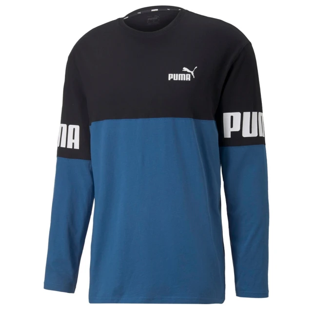 【PUMA】基本系列Puma Power撞色薄長T恤 男性 84992317