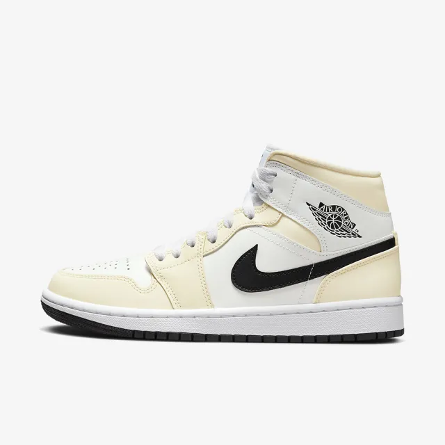 NIKE 耐吉】WMNS AIR JORDAN 1 MID COCONUT MILK 椰奶女鞋中筒(BQ6472