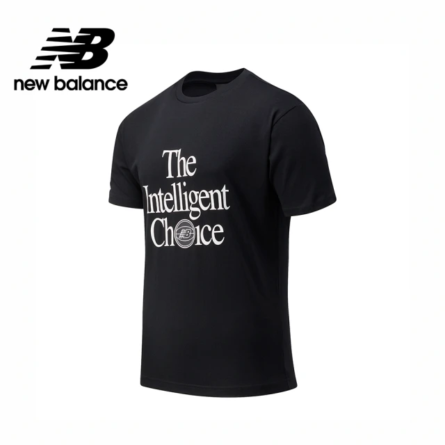 【NEW BALANCE】NB 短袖上衣_男性_黑色_MT13586BK