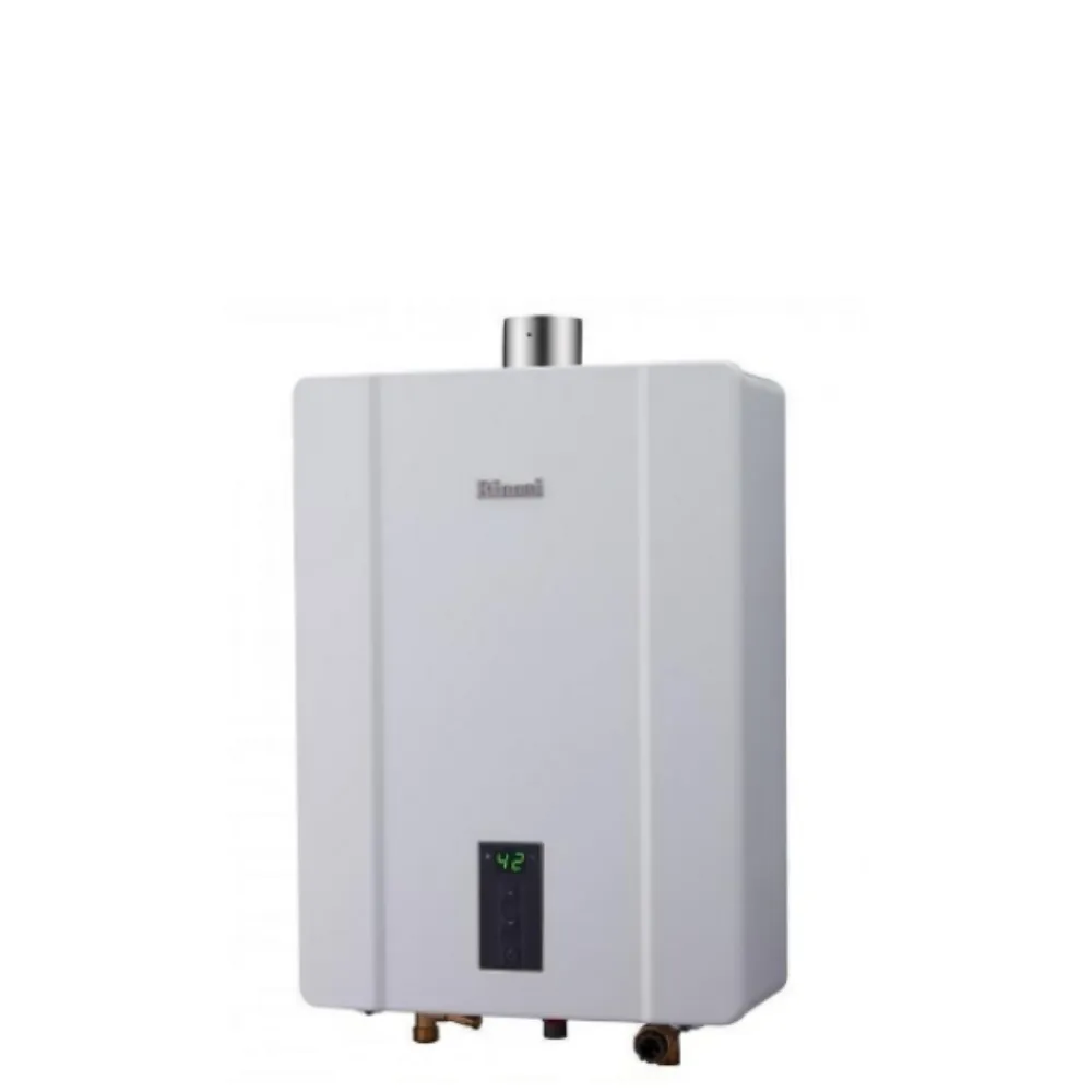 【林內】16公升數位恆溫強制排氣屋內型 熱水器(RUA-C1600WF基本安裝)
