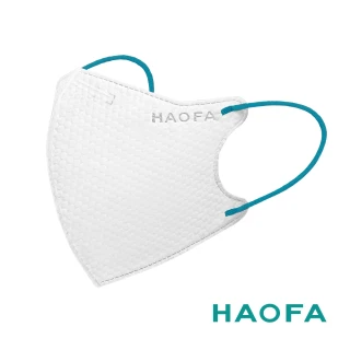 【HAOFA】氣密型99%防護立體醫療口罩彩耳款10入(醫療N95)