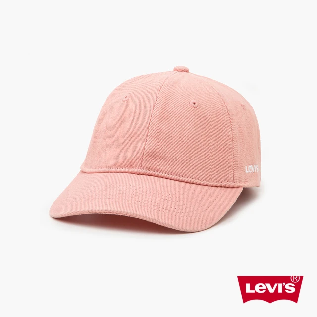 【LEVIS】男女同款 可調式皮環丹寧棒球帽 / 精工刺繡Logo 人氣新品