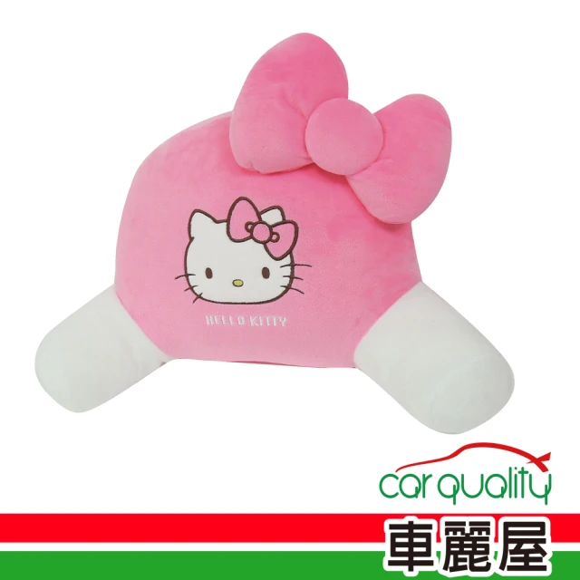 【SANRIO 三麗鷗】CT護腰靠墊 PKTR008W-06 KT蝴蝶結(車麗屋)