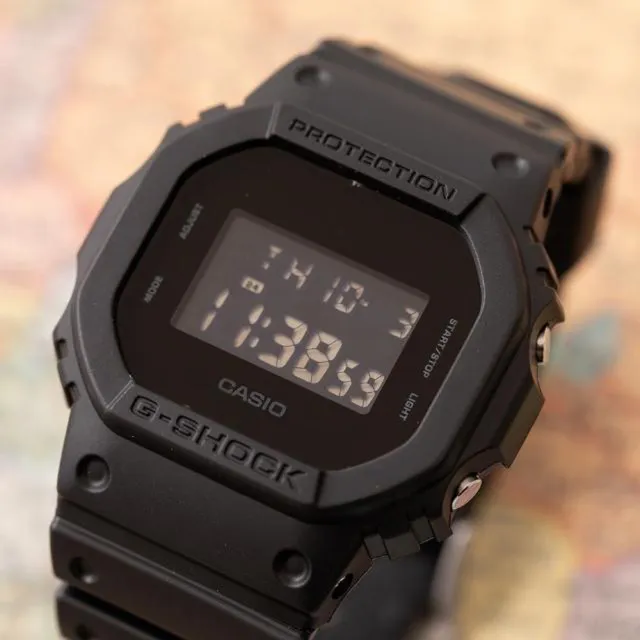 【CASIO 卡西歐】暢銷經典電子錶1+1獨家組合(DW-5600BB-1+DW-5600E-1)