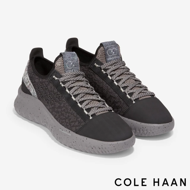 【Cole Haan】ZEROGRAND II 超輕量再生環保運動鞋-男鞋(經典黑灰-寬楦-C36181)