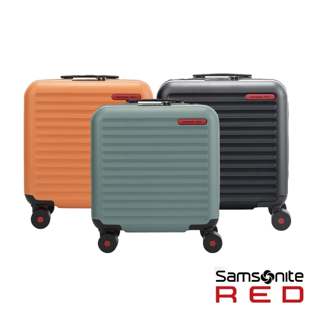 【Samsonite RED】Toiis C 極簡線條PC材質TSA飛機輪登機箱/行動辦公室(三色可選)