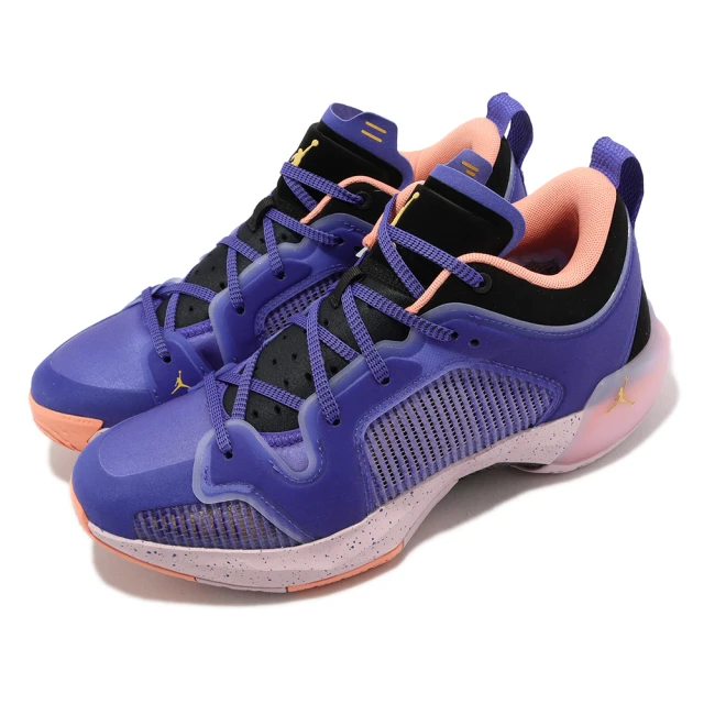 NIKE 耐吉」Air Jordan XXXVII Low PF 37 低筒藍粉紅金喬丹男鞋籃球鞋