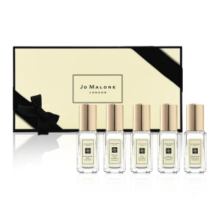 【Jo Malone】經典香水糅香禮盒 9ml*5(英國梨+鼠尾草+藍風鈴+牡丹與胭紅麂絨+黑莓 平行輸入)