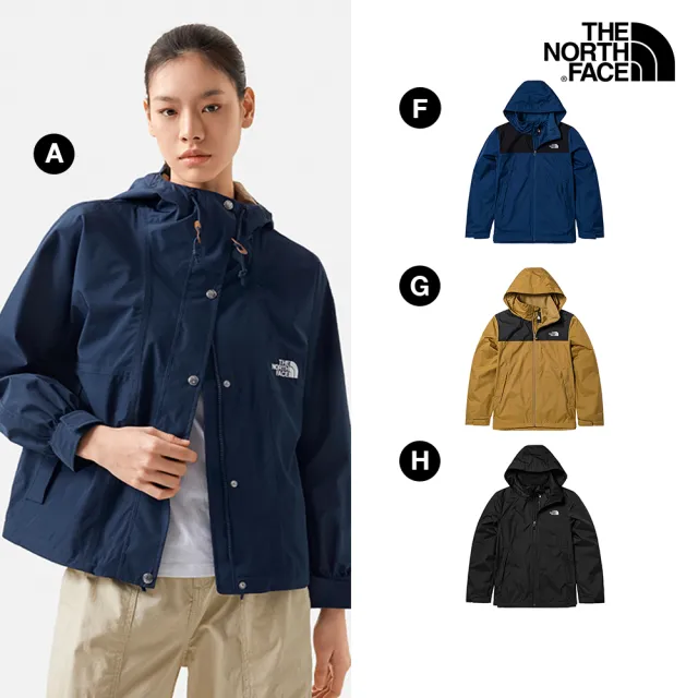 【The North Face】人氣新品-男女經典防水透氣連帽衝鋒衣(多款可選)