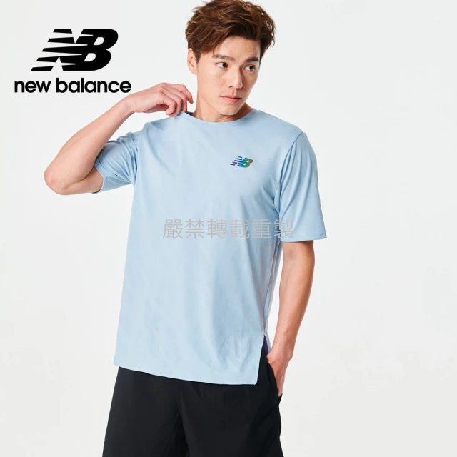 NEW BALANCE NB LOGO短袖上衣_男性_白色_