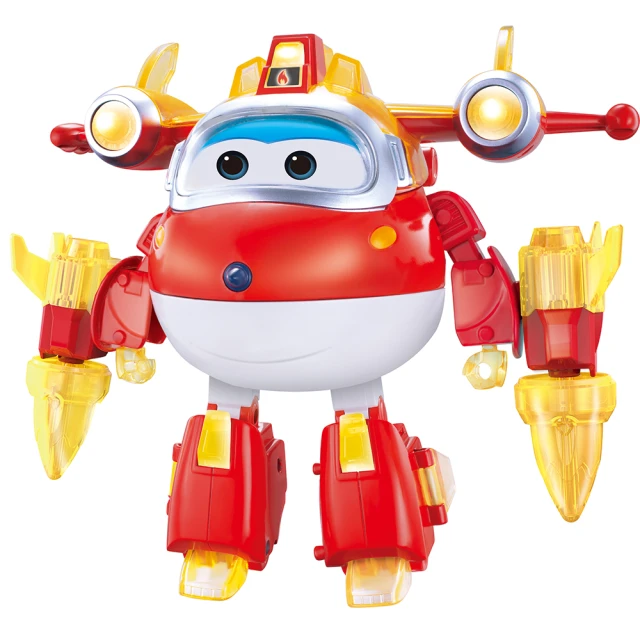 【SUPER WINGS】S6 聲光變形杰特(飛機 卡通)