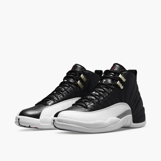 NIKE 耐吉】jordan 喬丹12代籃球鞋AJ12 Playoffs RETRO 經典季後賽黑白