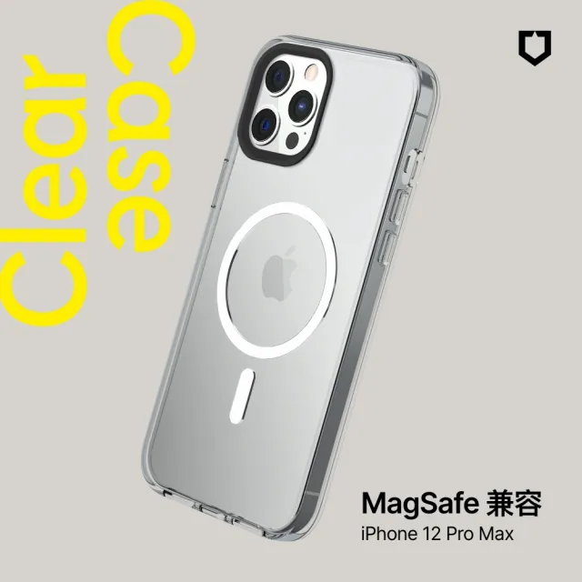【RHINOSHIELD 犀牛盾】iPhone 12/12 Pro/12 Pro Max Clear MagSafe兼容 磁吸透明防摔手機殼(五年黃化保固)