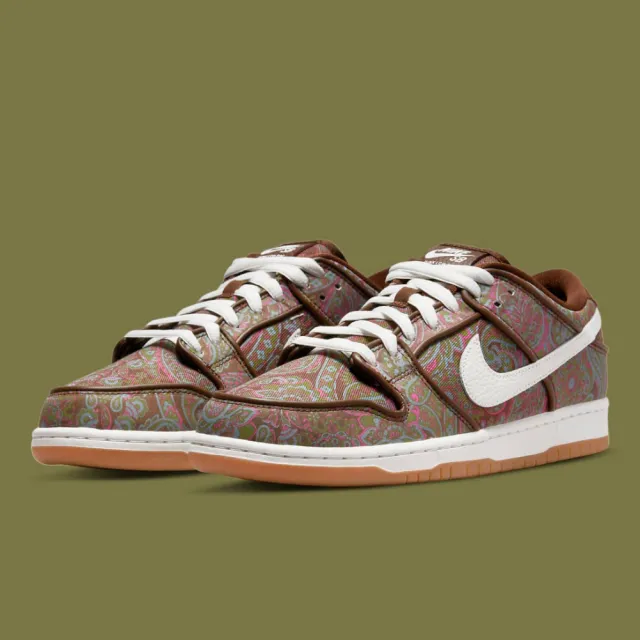 【NIKE 耐吉】Nike SB Dunk Low Brown Paisley 變形蟲 可可色 男鞋 DH7534-200(Nike SB Dunk  Low)