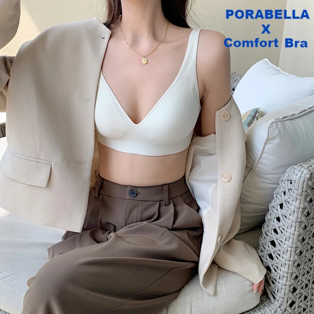 【Porabella】內衣 bra top 無鋼圈內衣 加厚內衣 性感內衣 可愛內衣 無痕內衣 舒適內衣 柔軟內衣