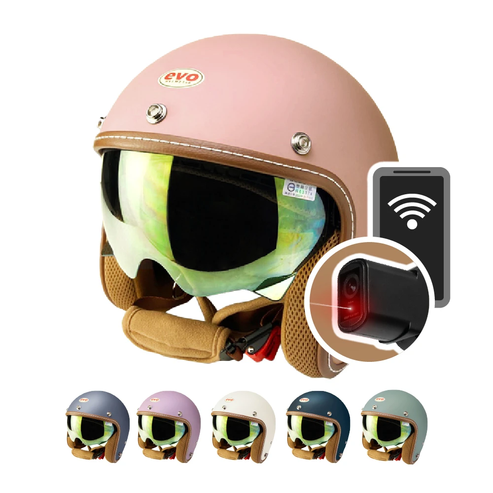 【iMiniDV】艾莉莎 騎士帽 含可收內墨鏡 內建式安全帽行車記錄器(機車用 1080P 攝影機 記錄器 安全帽)