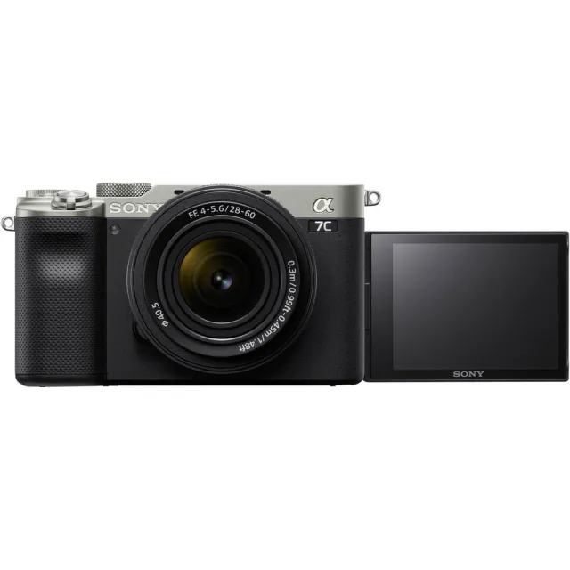 【SONY 索尼】ILCE-7CL / A7C KIT 附 SEL2860 單鏡組(公司貨 全片幅微單眼相機 防手震 翻轉螢幕 A7CL)