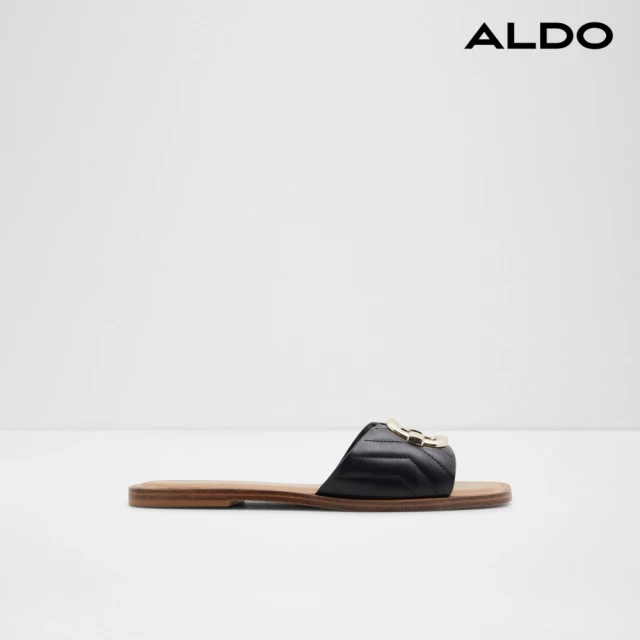 ALDO FASSBIDER-復古風格粗帶厚底夾腳涼拖鞋-女