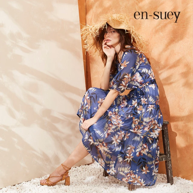 en-suey 銀穗 鏤空蕾絲剪接線衫-女評價推薦