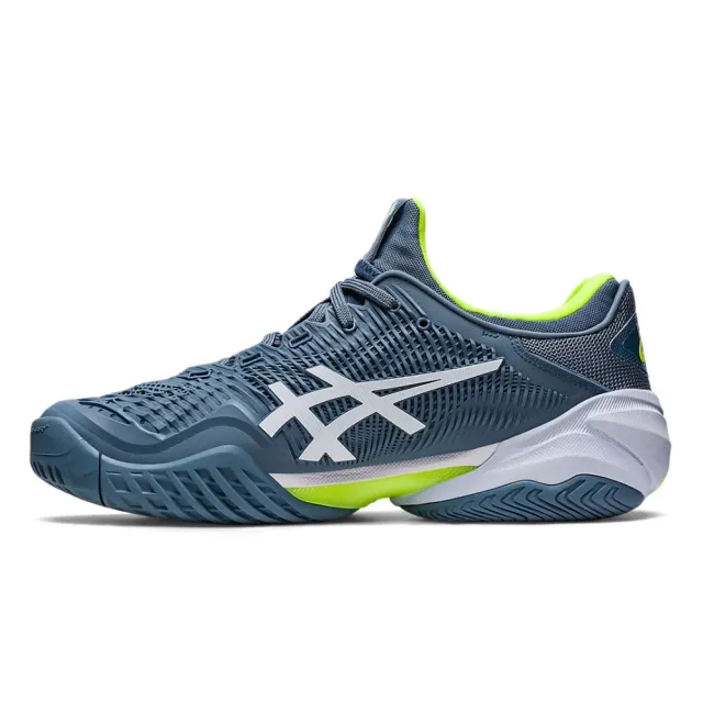 asics 亞瑟士】COURT FF 3 男款網球鞋一般楦(1041A370-400 綠澳網配色