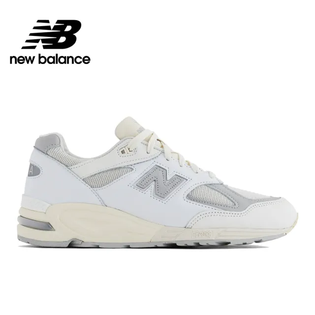 【NEW BALANCE】NB x Teddy Santis 美製復古運動鞋_中性_白灰色_M990TC2-D(MOMO獨家限量販售)