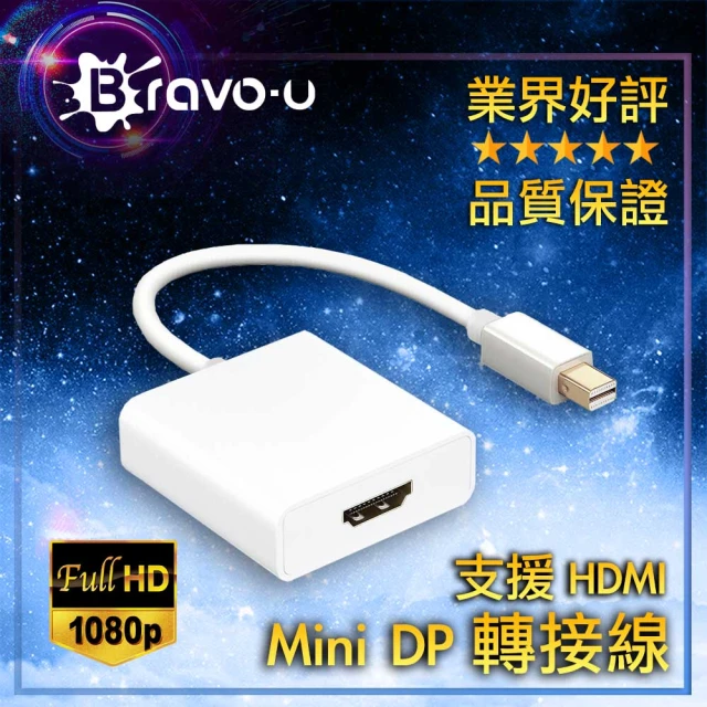 Bravo-u Mini Displayport to FHD視訊傳輸線