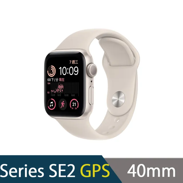 鋼化保貼組【Apple 蘋果】Apple Watch SE 2022 GPS 40mm(鋁金屬錶殼