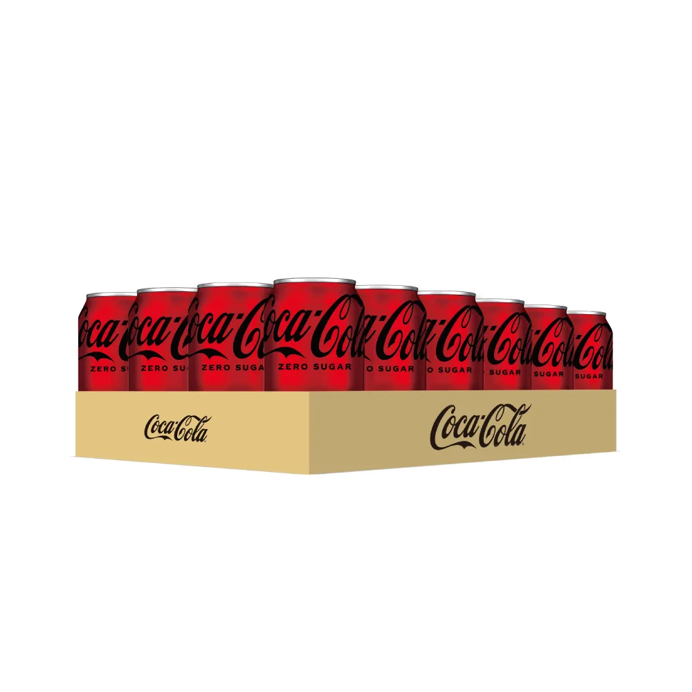 【Coca Cola 可口可樂】零卡Zero 易開罐330ml x24入/箱