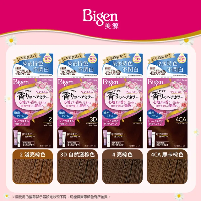 【Bigen 美源】花果香快速染髮霜(12色任選)