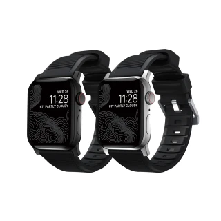 【NOMAD】38/40mm Apple Watch專用高性能橡膠質感錶帶(機能防潑水/耐高溫耐油性)