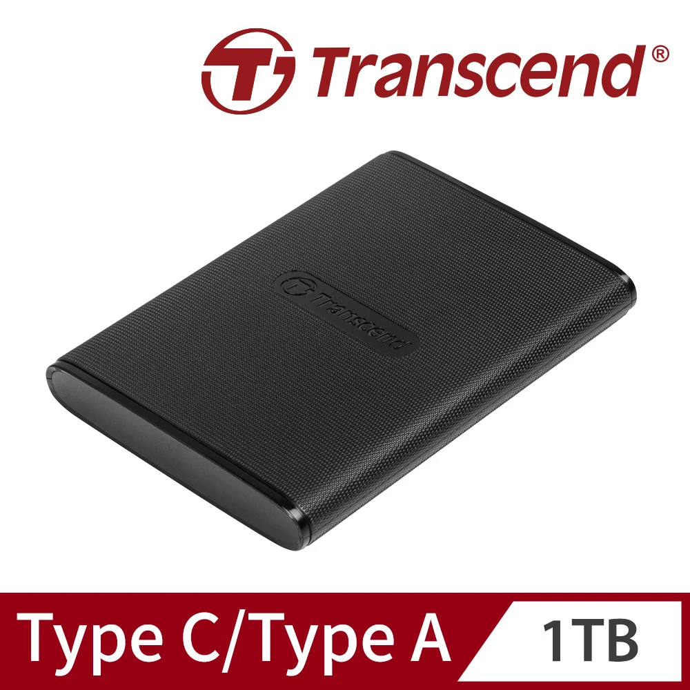 【Transcend 創見】ESD270C 1TB USB3.1Type C 雙介面行動固態硬碟(TS1TESD270C)