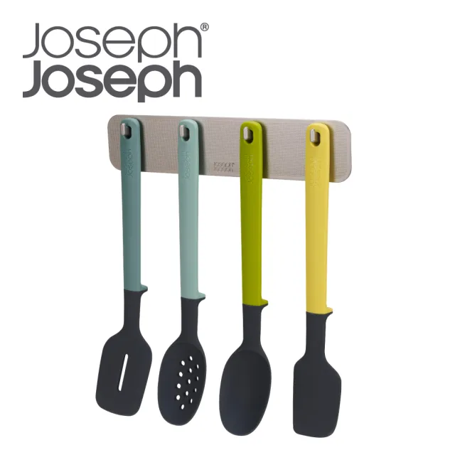 【Joseph Joseph】可壁掛不沾桌料理工具/刀具四件組(兩款任選)