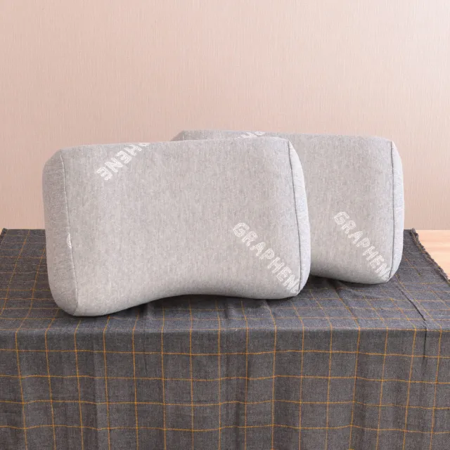 【LooCa】買1送1-石墨烯遠紅外線健康乳膠枕-獨家(速配)