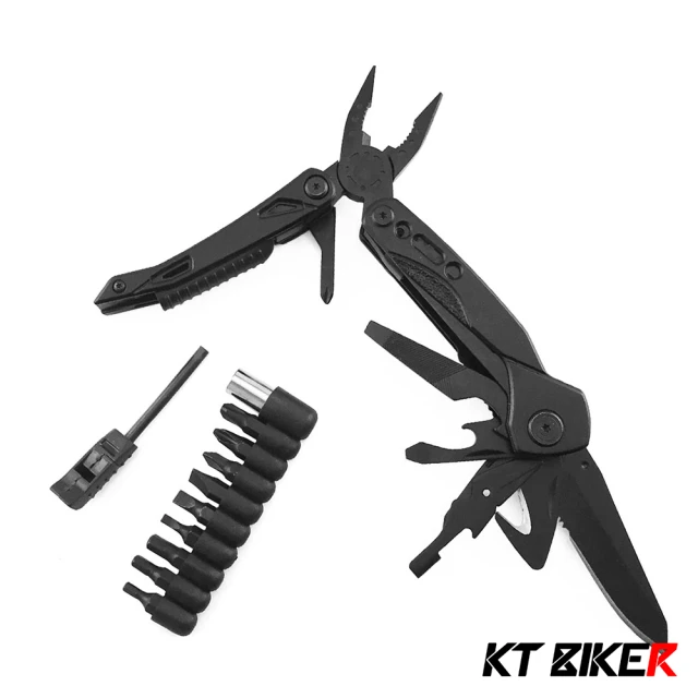 【KT BIKER】多功能鉗(隨身鉗 隨身工具 摺疊鉗 多功能工具 戶外工具 組合工具鉗)