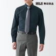 【MUJI 無印良品】男有機棉免熨燙半寬領襯衫(共4色)