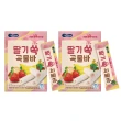 【BEBECOOK 寶膳】韓國 嬰幼兒水果酥酥捲 2入組(融合天然水果與健康穀物)