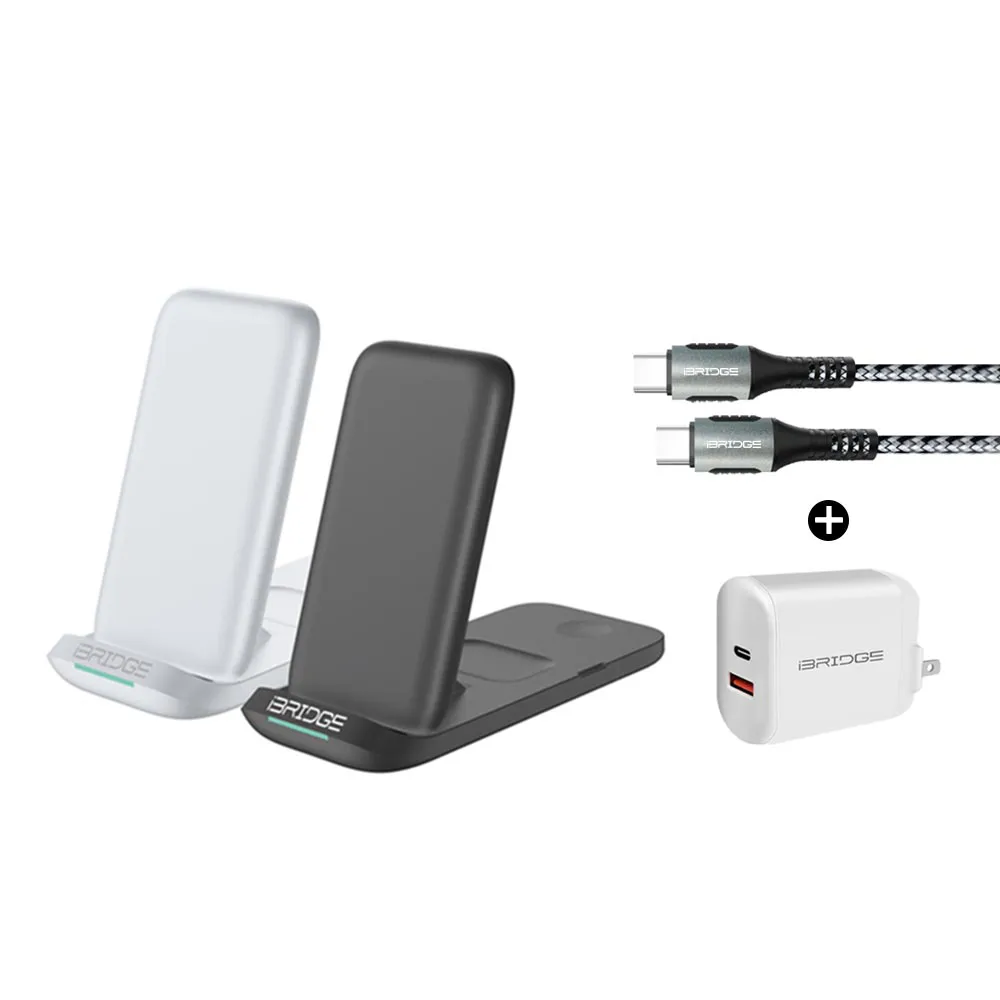 BELKIN】Belkin-BOOST↑CHARGEPRO-MagSafe2-合-1-無線充電器（２色