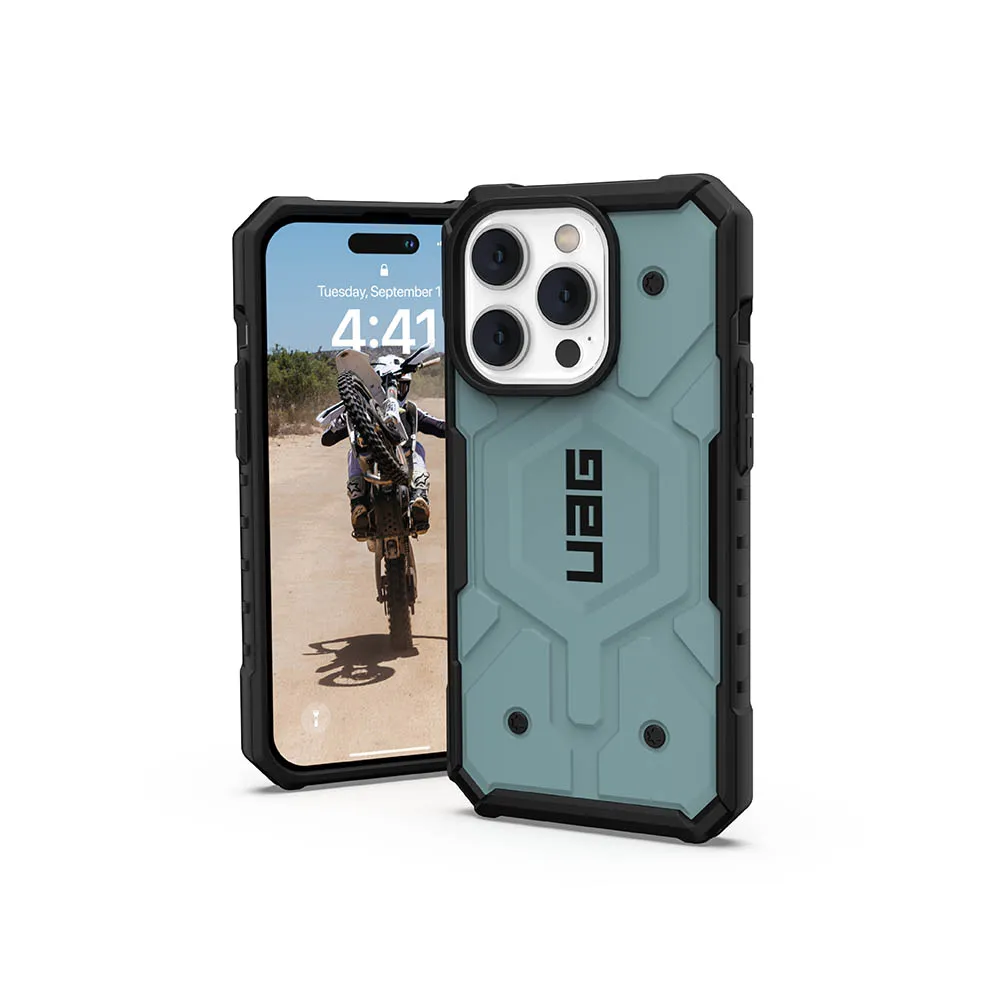 【UAG】iPhone 14 Pro MagSafe 耐衝擊保護殼-淺藍(UAG)