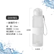 【Her】買一送一 500ML Tritan材質 運動水壺 彈蓋 防摔水杯(UpStyle代理 霧面/透明 款式任選)