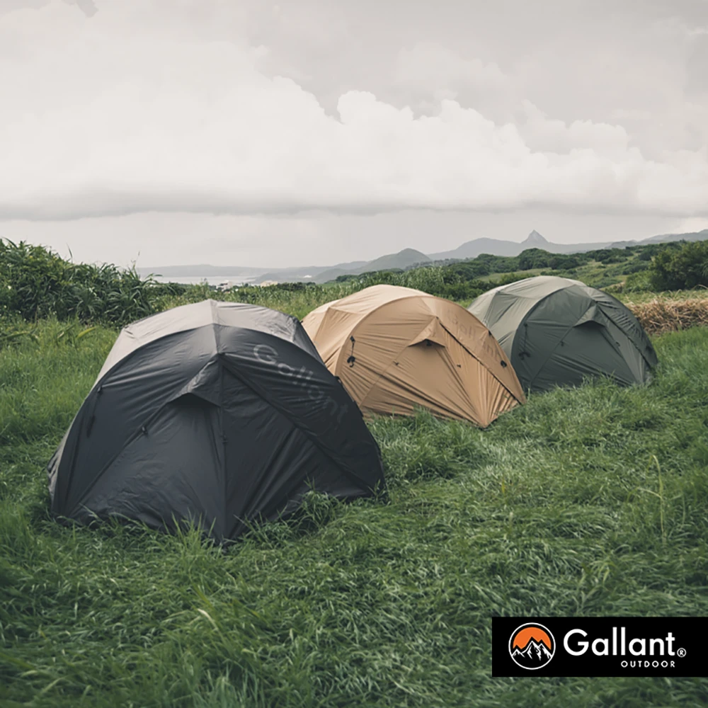 【Gallant Outdoor】GT3 PREMIUM Tent 三人帳篷(黑色沙色軍綠色)