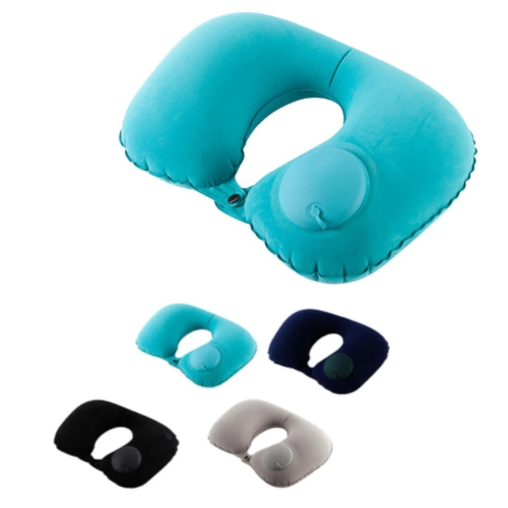 按壓式充氣枕頭 U型枕頭(自動充氣枕頭)