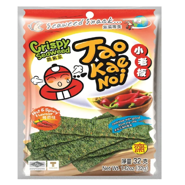 【泰國小老板】厚片海苔32g(四口味任選)