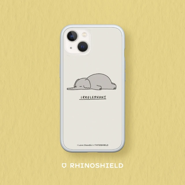 【RHINOSHIELD 犀牛盾】iPhone 11/11 Pro/Max Mod NX手機殼/I Love Doodle-大象(I Love Doodle)