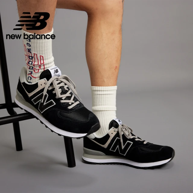 【NEW BALANCE】NB 復古休閒鞋_男鞋/女鞋_黑色_ML574EVB-D