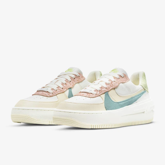 【NIKE 耐吉】休閒鞋 運動鞋 WMNS NIKE AF1 LO PLT.AF.ORM 女鞋 白多色(DX2671100)