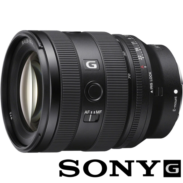 【SONY 索尼】FE 20-70 mm F4 G SEL2070G(公司貨 超廣角變焦鏡頭 全片幅 E接環 旅遊鏡 防塵防滴)